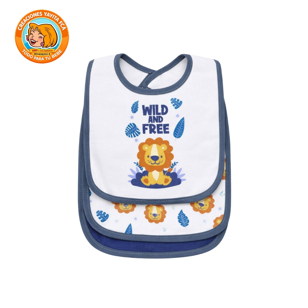 Juego De 3 Baberos Para Bebés
