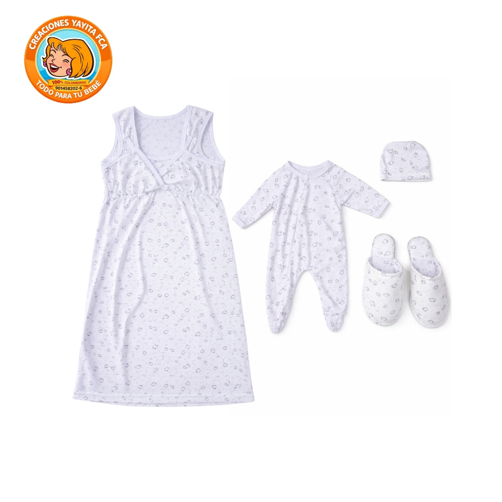 Pijama Materna Dúo bebé