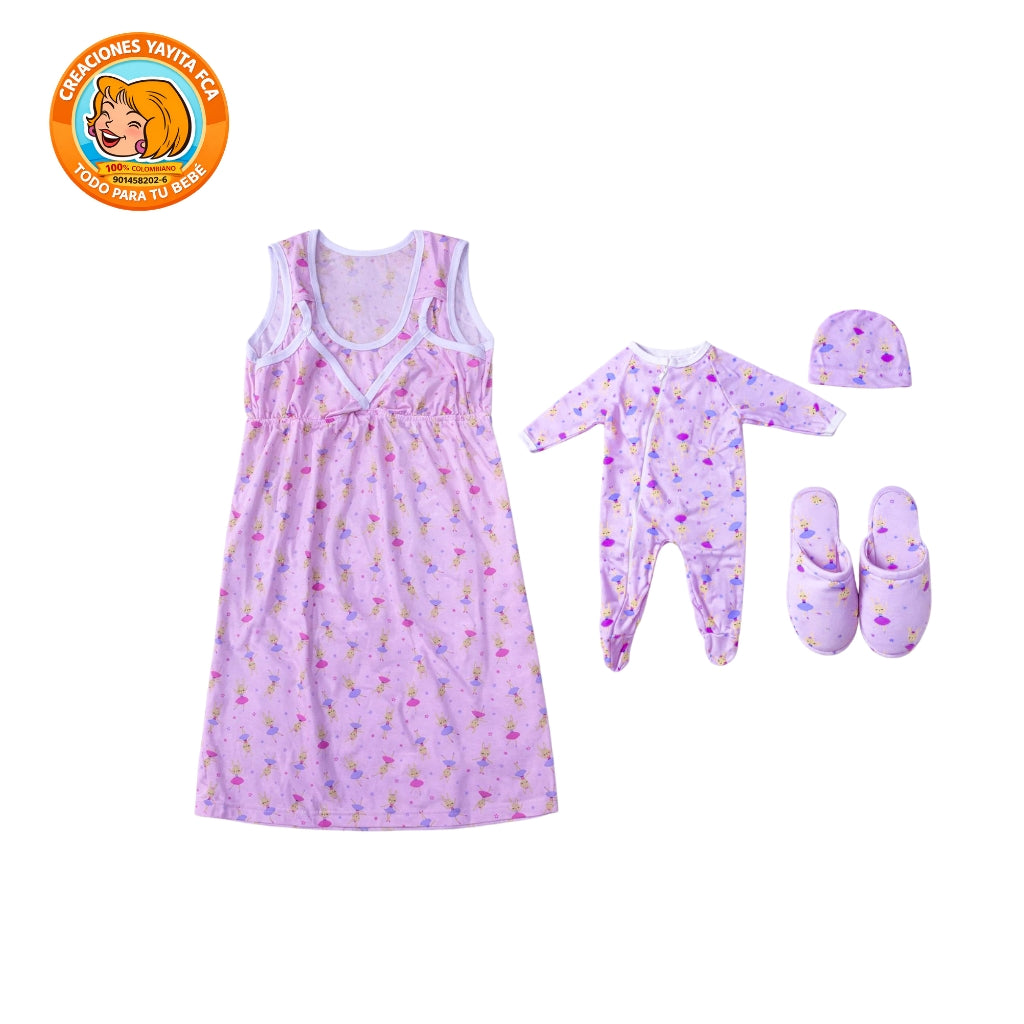 Pijama Materna Dúo bebé