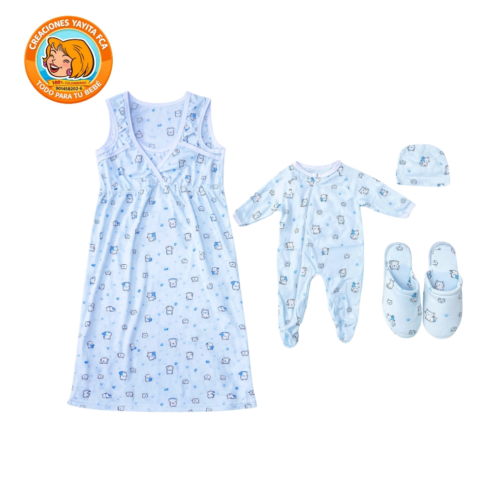 Pijama Materna Dúo bebé